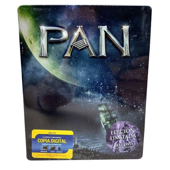 PAN Limited Edition STEELBOOK (Blu-ray)-NEW-Spanish Import - Picture 1 of 3